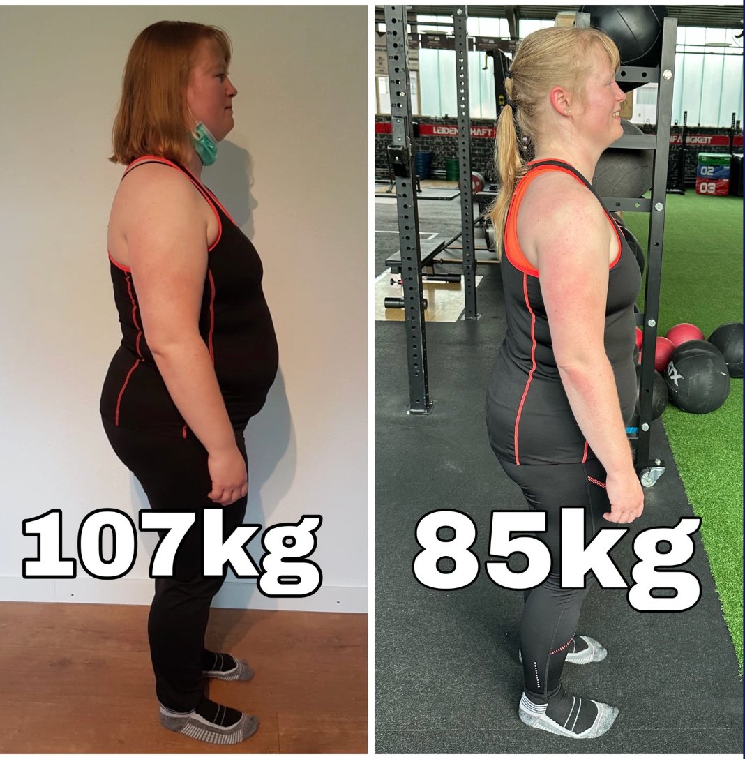 Klientin: 107 → 85 kg